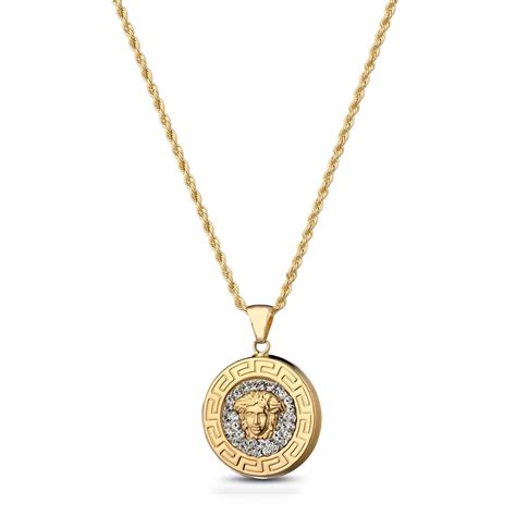 collana versace oro 24k|Collana Icon in Oro .